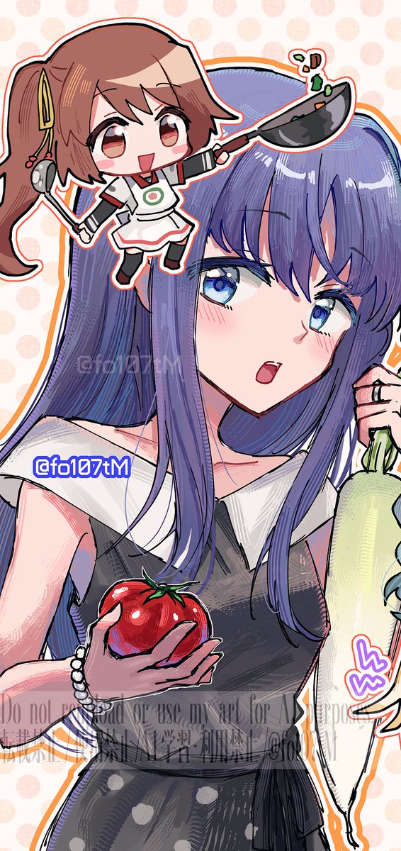 fo107tM's tweet photo. 今日は！やちさないろでやさいの日！！！
やさい絵を描きました間に合いました！！ https://t.co/7zG9NUhZBV