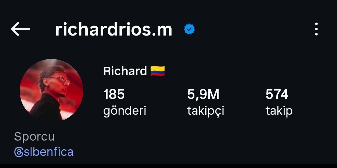 world_footboll's tweet photo. 🚨🚨 Benfica Taraftarları Richard Riosu Takipten çıkıyor 6M Takipçisi olan Riosun Güncel Takipçisi 5.9M oldu https://t.co/0sTWkflSZa