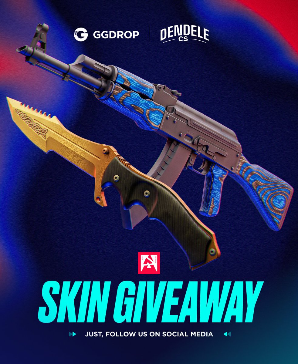 gg_drop's tweet photo. 🎨 BUILD THE DENDELE COLORS 🎨

We picked out skins that match DENDELE’s colors, but it feels like the set could use one more

👀 Your task is to choose another skin that fits DENDELE’s colors and style and would complete the set

» Like the post
» Drop the skin name in the comments

We’re giving away two skins across all our socials:
★ Huntsman Knife | Lore
AK-47 | Blue Laminate

» Enter on all our socials to increase your chances

Results on September 6