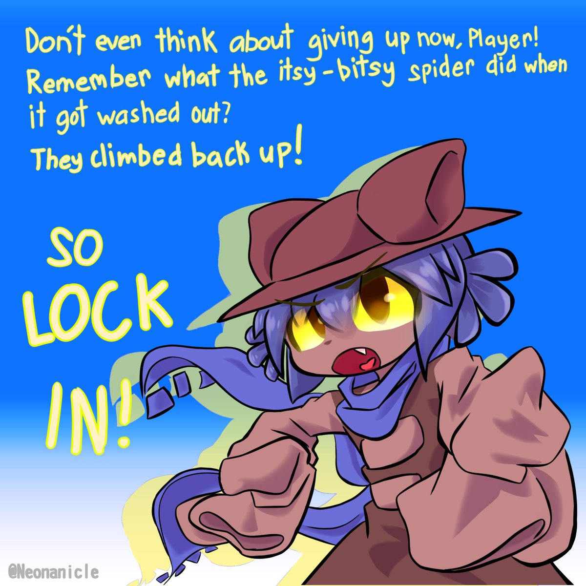 Neonanicle's tweet photo. Niko's Motivational speech, everybody listen up!
#OneShotGame https://t.co/jqV9OYPEhx