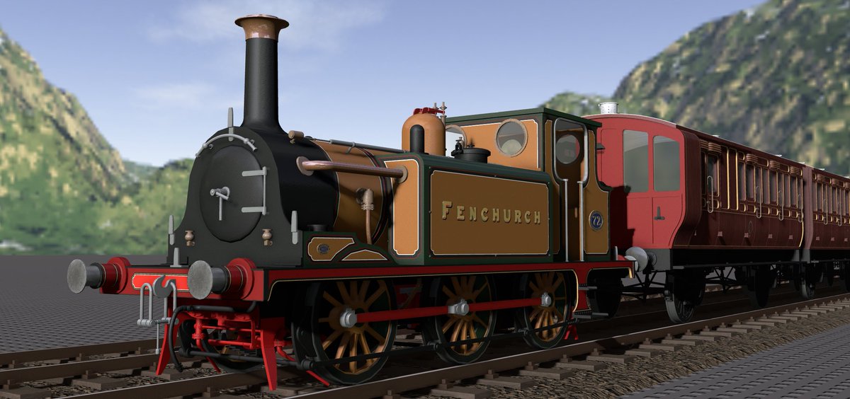 KakoAsp's tweet photo. Brighton A1/A1X Terrier N°72, LB&amp;SCR, 1872
in early 1880s/early 1960s condition
(1/2)

#RobloxDev https://t.co/vuUXR3fxXf