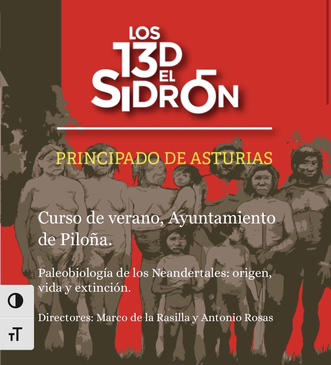 archeoMarinaLR's tweet photo. Los días 2,3 y 4 de septiembre se celebra este curso sobre neandertales en Infiesto https://t.co/29buVP9Gi7. Yo hablaré de la alimentación de los neandertales y mis colegas de otros temas muy interesantes @iphes https://t.co/p1kS8zdhXB