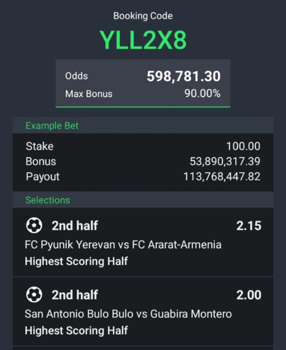 Dihmma44's tweet photo. Highest scoring half for 200,000,00 https://t.co/SdoO5OXyYy
