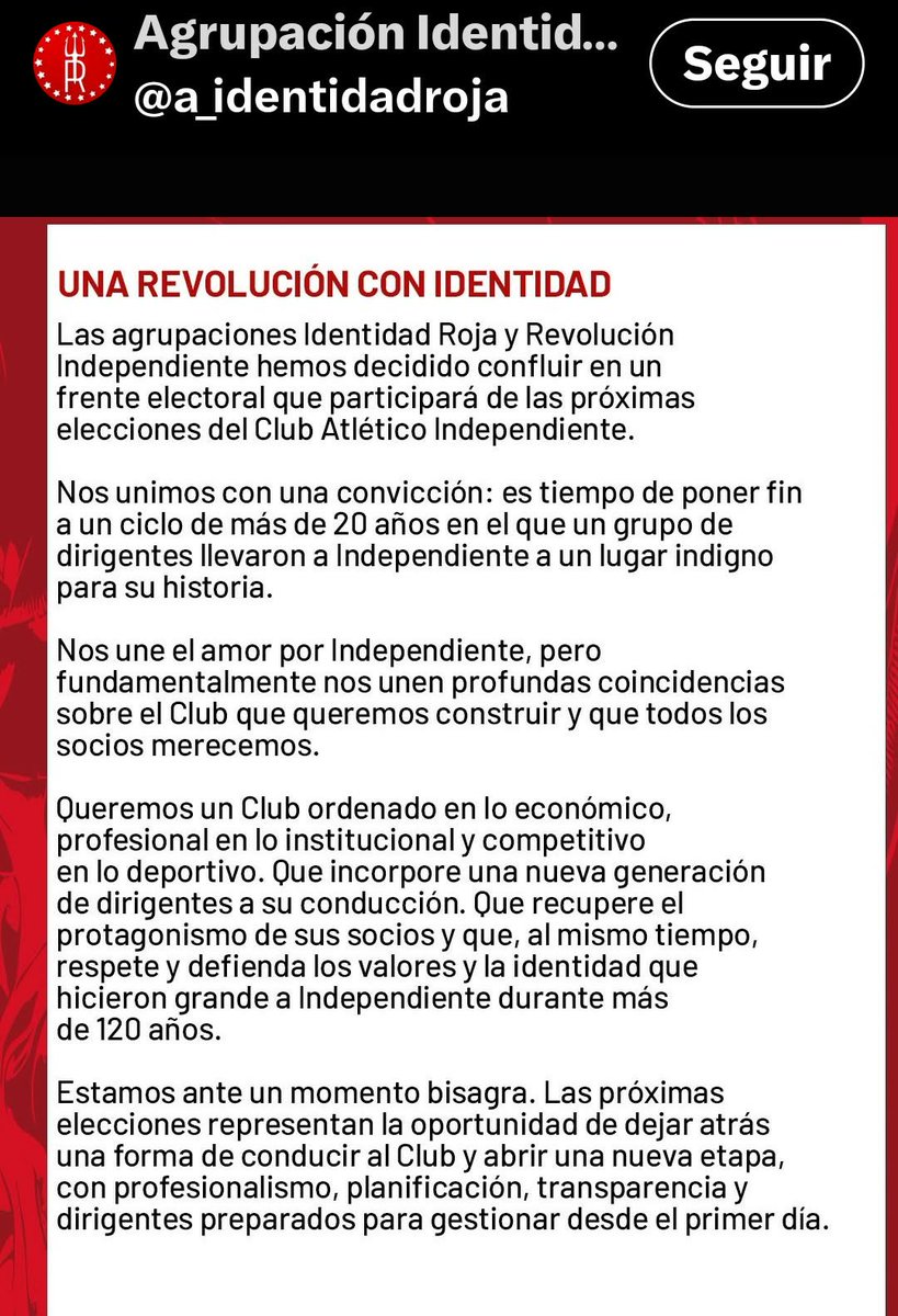 CirculoSocioCAI's tweet photo. https://t.co/Ra3jU1TpSL #Godoy #Tempone #Seoane #Grindetti https://t.co/oxrahio0Th