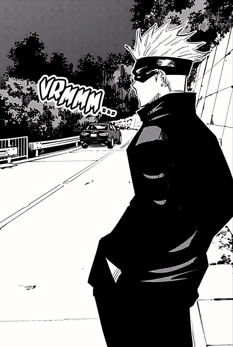 pawstoru's tweet photo. appreciation post for the way satoru stands with his hips slightly pushed forward https://t.co/6dV1NzI8xg