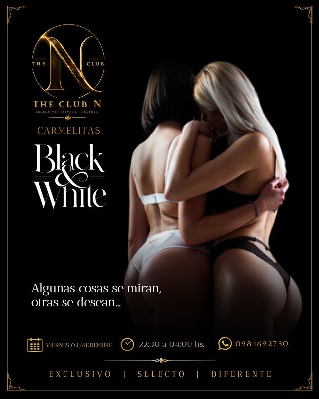 negritabelen1's tweet photo. Algunas cosas se miran.
Otras se desean.

Este 4.09, probablemente hagas ambas. 😏
🖤🤍 BLACK &amp; WHITE
🔥 Show Erótico
#TheClubN https://t.co/JWnRjKhecn