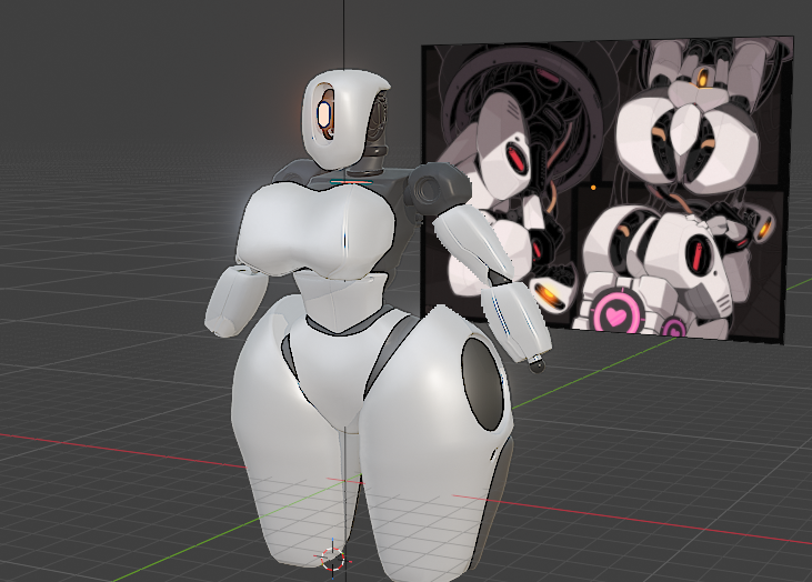 Go_D_kick's tweet photo. GladoS model testss
inspired by @Movail2 glados art https://t.co/Wdlkl8aVcy