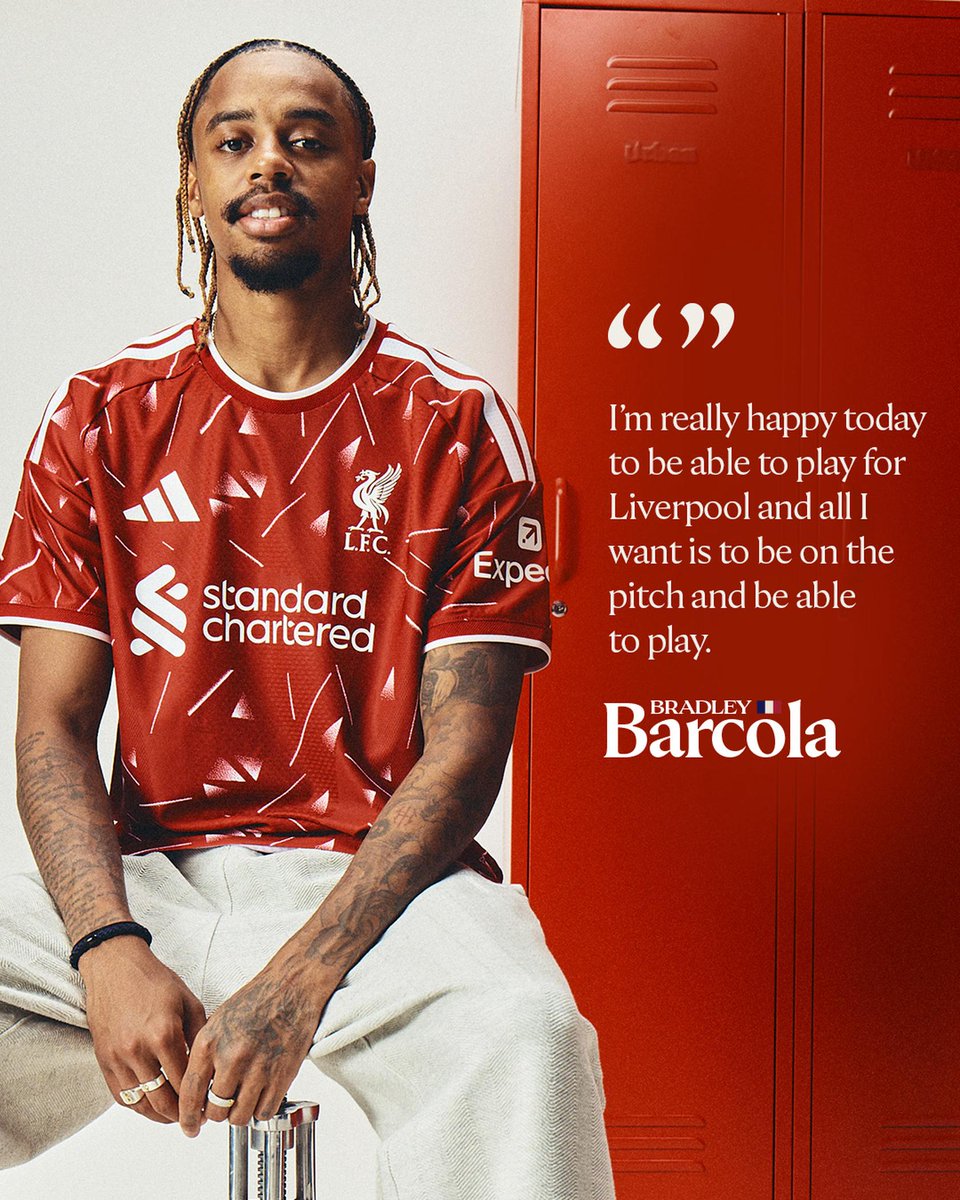 LFC's tweet photo. Read up on Bradley's first interview as a Red 💬 https://t.co/lsyUGUv7OQ