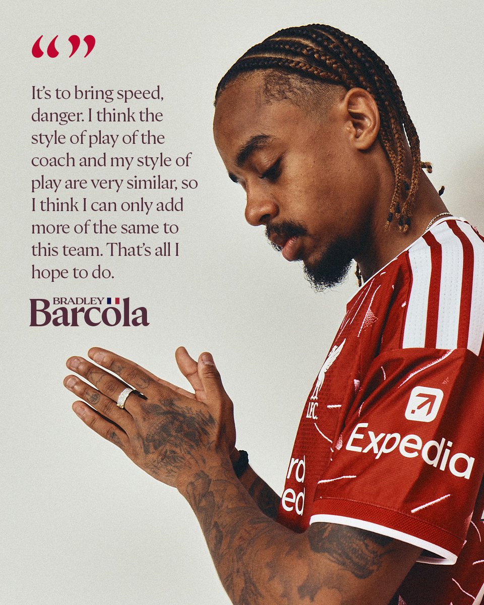 LFC's tweet photo. Read up on Bradley's first interview as a Red 💬 https://t.co/lsyUGUv7OQ
