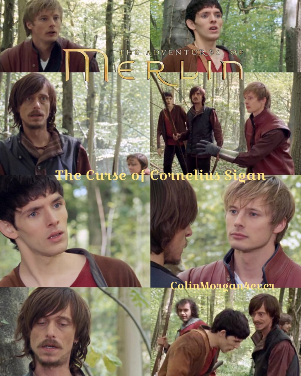 CMagnumfan's tweet photo. #posterdesign from every episode of #MerlinTvSeries now with 7/39 season 2 episode 1 #TheCurseOfCorneliusSigan aired on the 19th September 2009 #Merlin saves the day #Cedric takes the credit and #Arthur praises him for it. #MerlinBBC #MissingMerlin #ColinMorgan #BradleyJames #MackenzieCrook