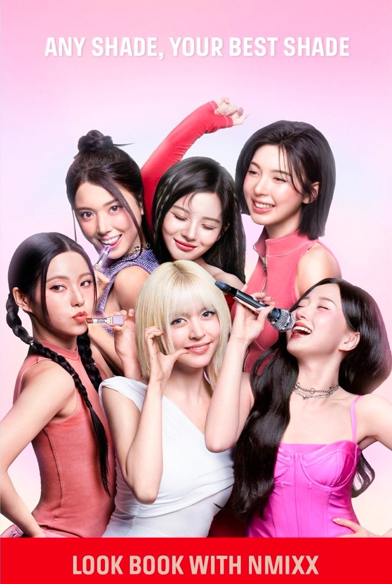 mixxchartdata's tweet photo. NMIXX has been announced as ambassadors of the French brand "MAKE UP FOR EVER". https://t.co/oiftGi6SVp