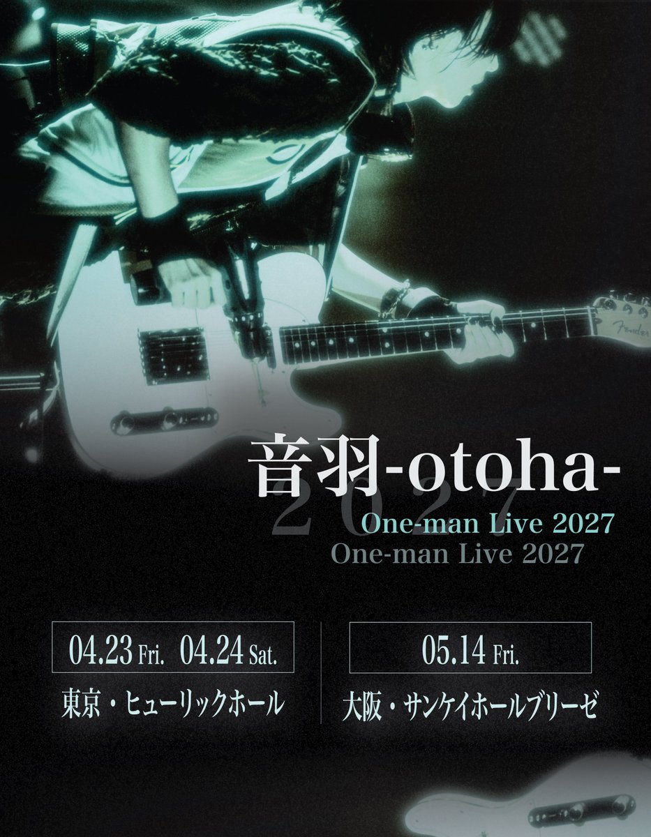 _______0108's tweet photo. 東京･大阪でホールツアー決まりました
とにかく面白いことを、やります

『 音羽-otoha- One-man Live 2027 』

---

◼︎ヒューリックホール東京
4月23日(金) | 4月24日(土)

◼︎サンケイホールブリーゼ(大阪)
5月14日(金)

---

FCナセバナルシティ会員限定
抽選先行中(9月7日(月)23:59締め切り)
※学割はFCのみ 
https://t.co/aXZ0ivOTmo