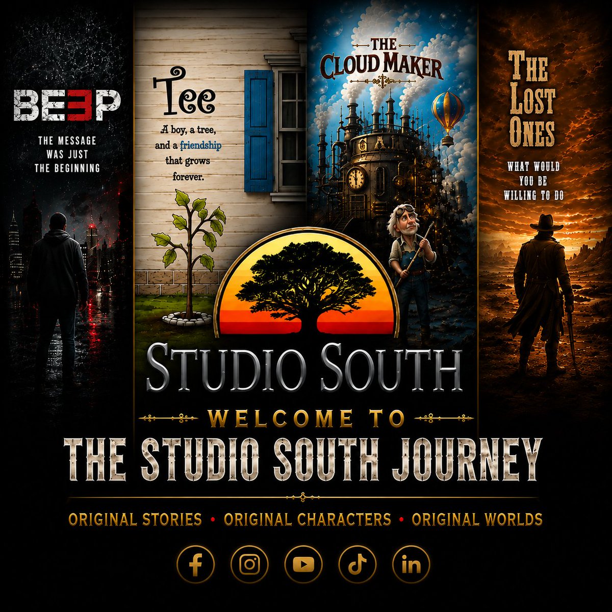 berthesse's tweet photo. Want to follow the journeys as they unfold?
Visit the Studio South YouTube channel @StudioSouth, where we're bringing BEEP, TEE, The Cloud Maker and The Lost Ones together in one place.
Create Something Wonderful™

#StudioSouth #StudioSouthJourney #CreateSomethingWonderful https://t.co/xtTdq3kT6L