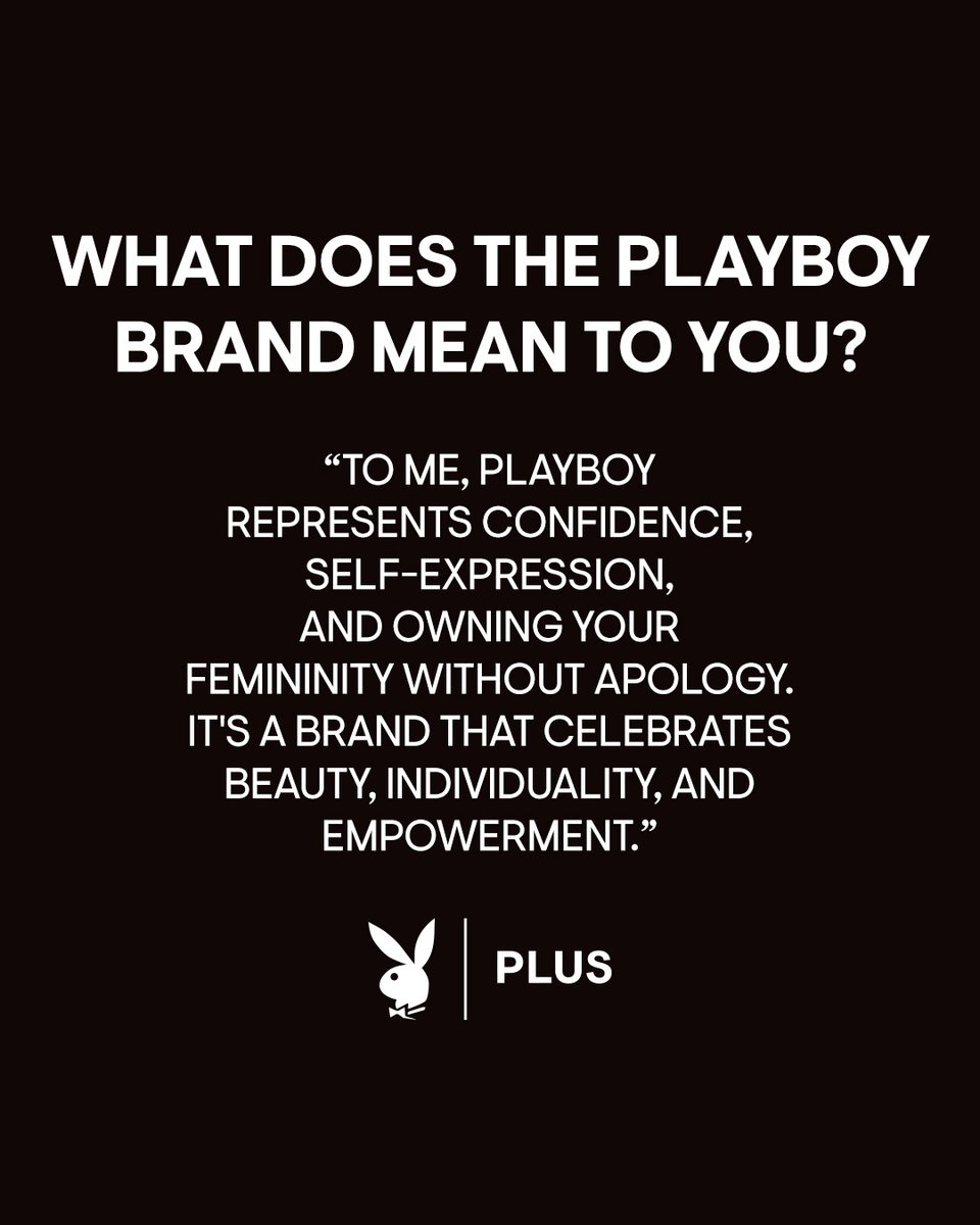 PlayboyPlus's tweet photo. Malaya Mikos opens up about what Playboy represents to her: confidence, self-expression, individuality, and embracing who you are without apology. 🐰✨ https://t.co/Z3x3LVcANz