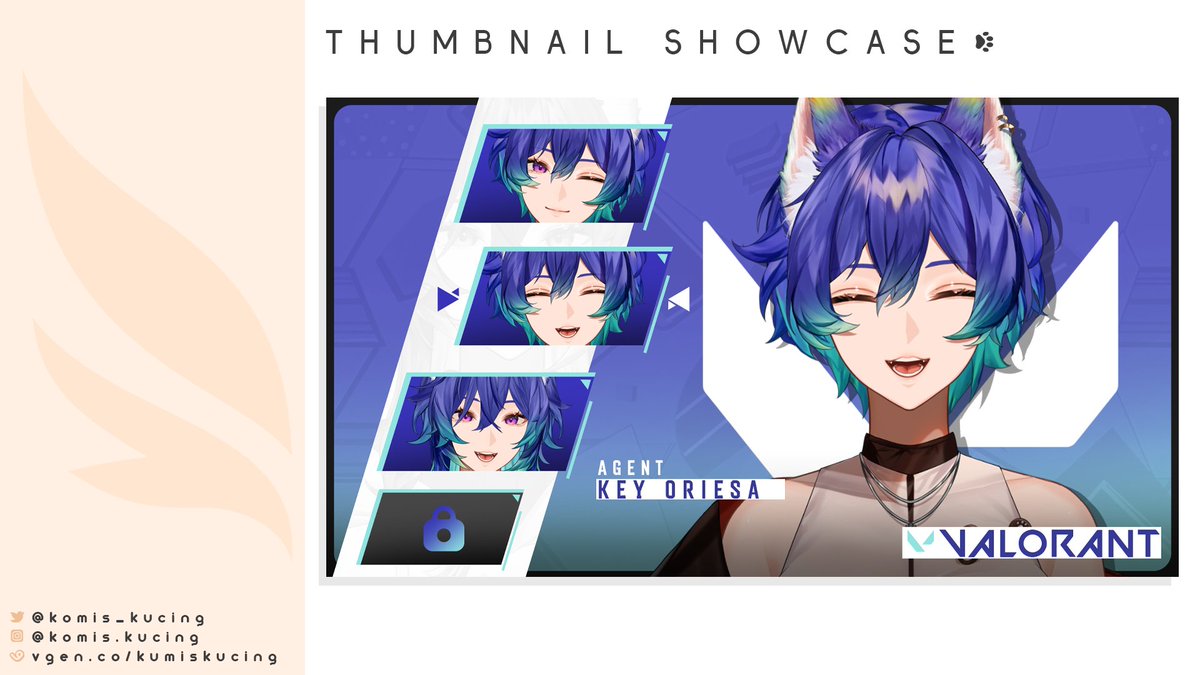 komis_kucing's tweet photo. Anda livestream valo tapi bosen design thumbnail yang gitu-gitu aja?🫵

Kenapa ga komis ke Kucing aja? Thumbnail Valo atau game apapun bisa lebih fresh loh😎

Bisa order bulk atau berdurasi, lebih jelasnya bisa DM📨 berani jamin harga di Kucing lebih murah dari Iphone 17 Pro Max https://t.co/ScDTSZytoQ