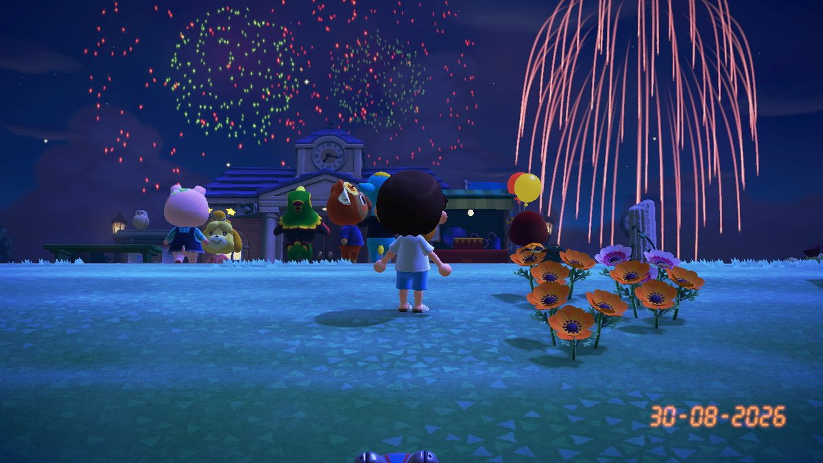 DhM13721997's tweet photo. รltima sesiรณn fuegos artificiales 2026 ACNH, dejo unas fotos y articulo de hemeroteca ๐ท:
https://t.co/qkFrMan9Rz
#ACNH #AnimalCrossing #ACNHFireworks #ACNHCommunity #NintendoSwitch @ChequioProGamer @Annizgz @Gemnepher @Adriuxstar @Salvagamer_ @cozychita @Elesky25 @Mqui_25 โฌ๏ธ https://t.co/67BDOdUqHz
