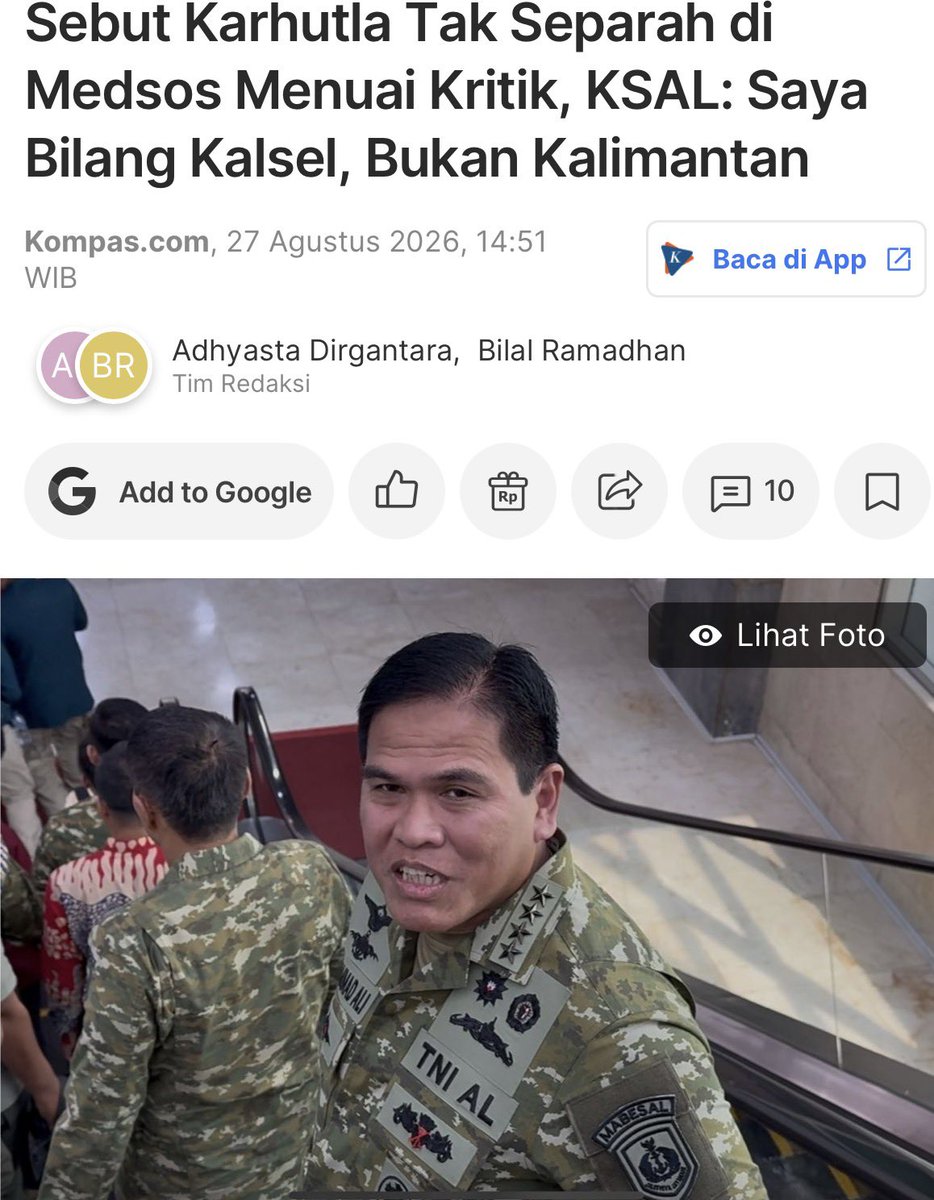 aik_arif's tweet photo. A week ago, the President said the fires were under control and could be contained within one to two weeks. So, at most, there should be only one more week to go before they’re completely put out, right?

Even his military officials said that the severe fires in South Kalimantan exist only on social media.