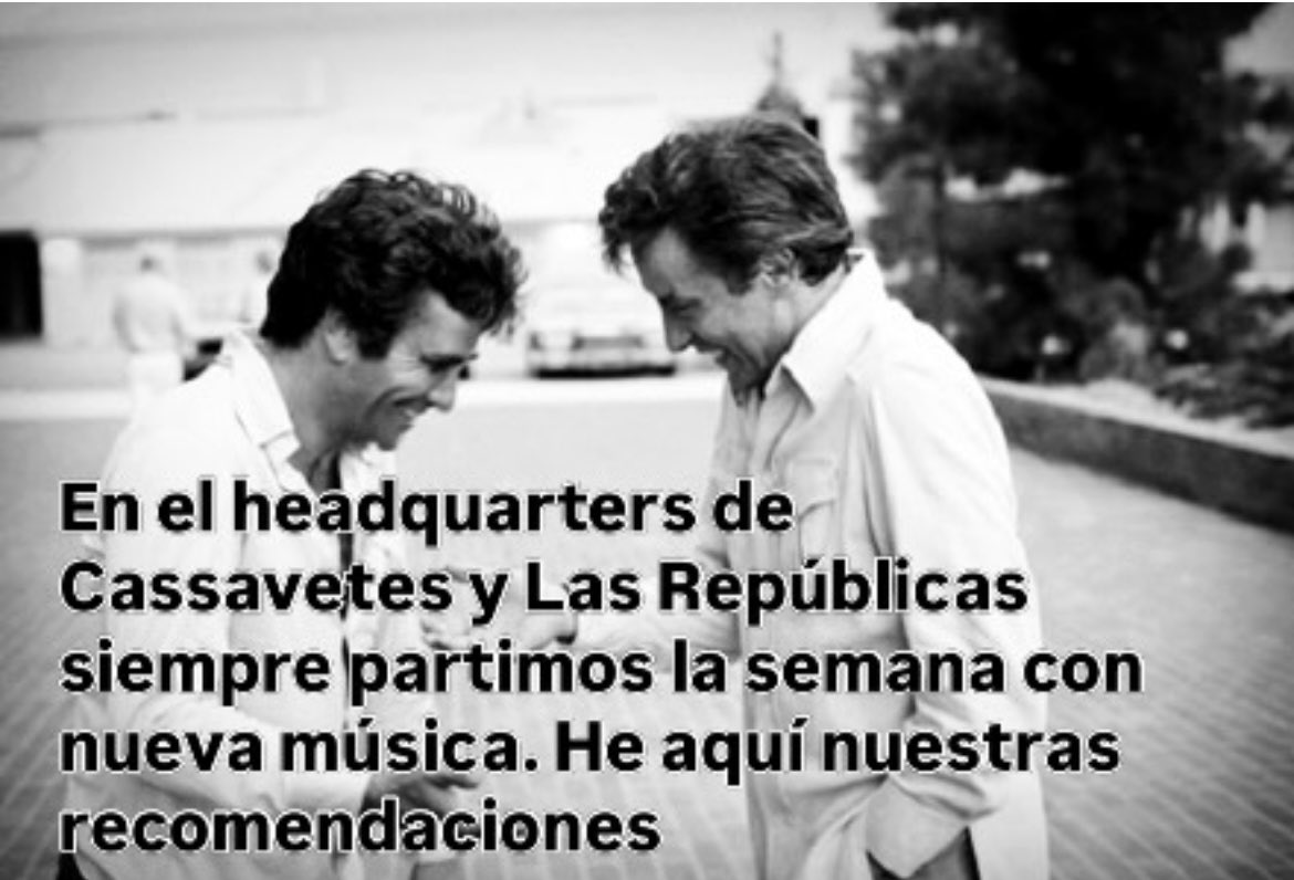 CassavetesRS's tweet photo. Pt01

En los headquarters de Cassavetes y Las Repúblicas siempre partimos la semana con nueva música. He aquí nuestras recomendaciones:
•Velocity Girl - 1989-1992
•Animales Exoticos Desamparados - Ucronías [EP]
•Honor Choir - Halo

@CassavetesRS 
IG: @cassavetes_repsonica https://t.co/ccvUhMh2VY