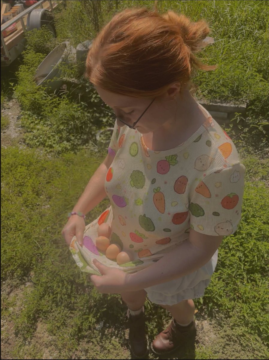 fawnberrycheek's tweet photo. Diaper check at the farm? But daddy….
I was so good helping with the animals. My new onesie was good for getting the eggs 🥚 
Onesie: @OnesieDownunder https://t.co/hnZCq6mjcU