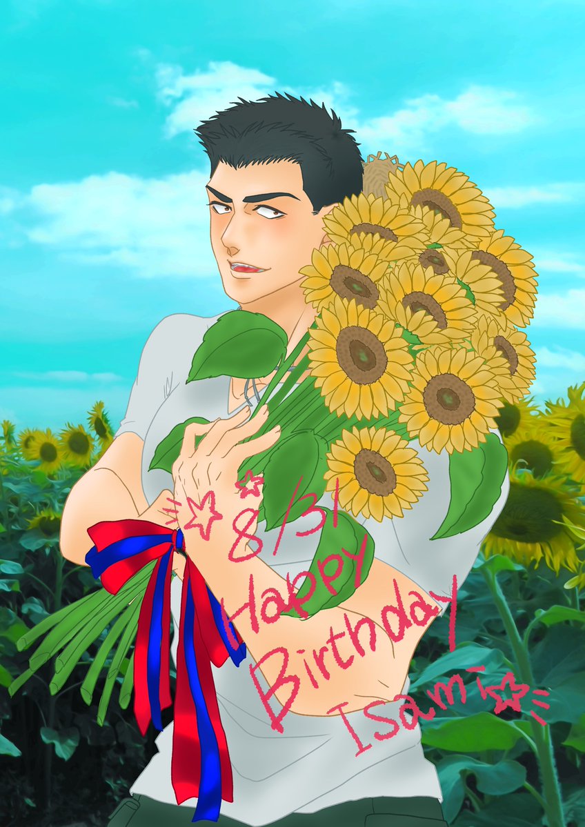 kirara_s_177's tweet photo. 今年のイラストは間に合わせれなかったから去年のイラスト再掲で
#イサミ・アオ誕生祭2026 https://t.co/Mn1ooyCqwE