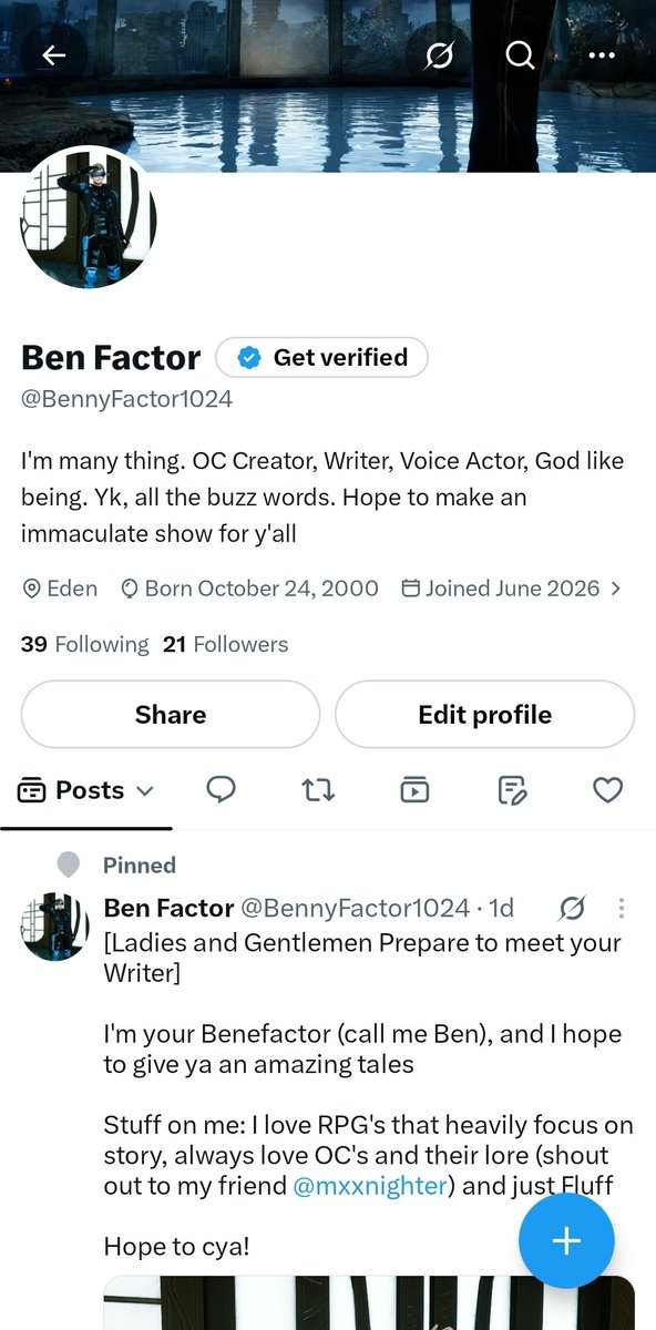 BennyFactor1024's tweet photo. AYEEE THANK YA FOR 21 CHARACTER GUYS (black jack, ayeee)

I'm so happy that I've managed to wrack this much of an audience, and I got a vid I'm working on that's a thank ya and will show a bit of my plans in the future. 

Thank y'all my characters, and I'll sleep now.

Gn y'all https://t.co/DSjldMgktu