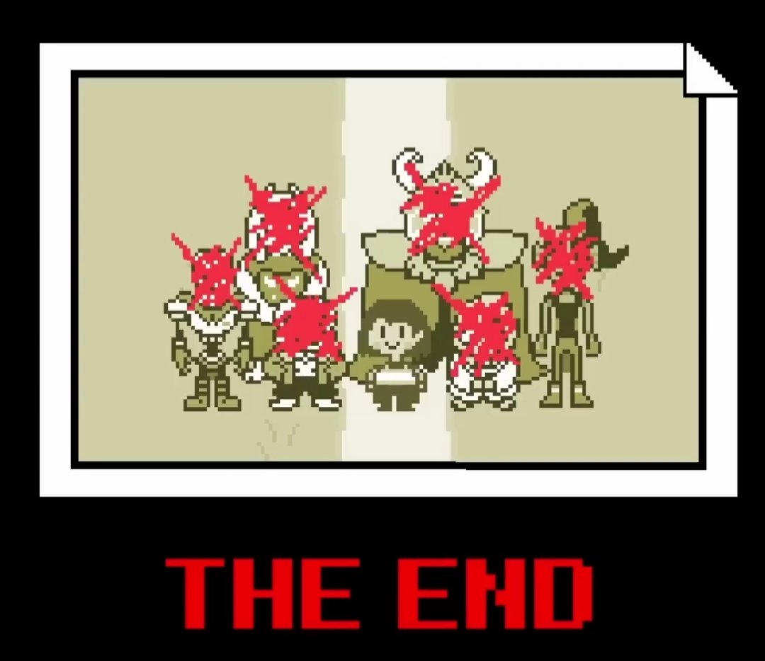 AL_4945N's tweet photo. @HeienYang Kinda reminds me of Undertale Pacifist ending after genocide https://t.co/s9NaoUDsOg