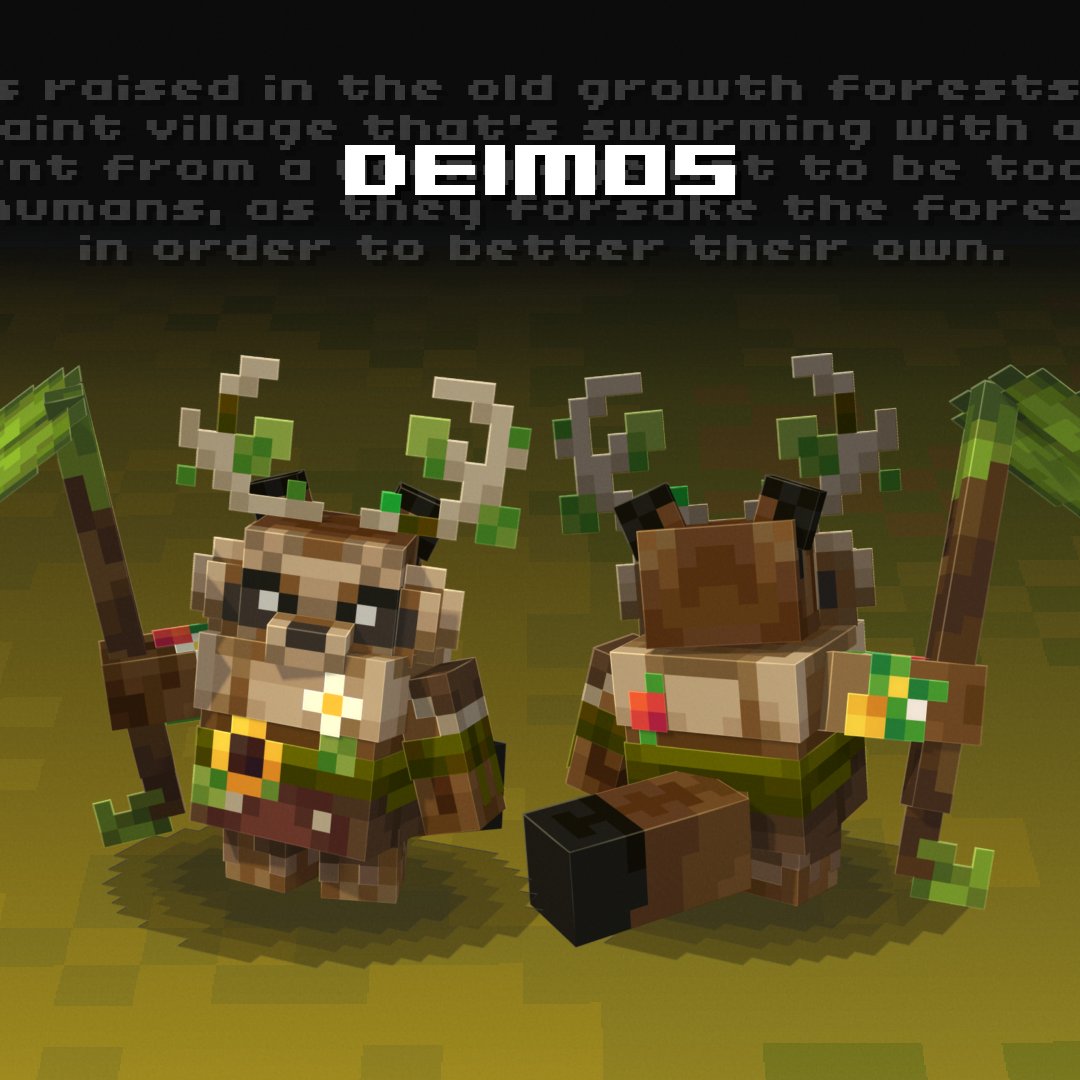 mightofthemeek's tweet photo. Meet Deimos, the Tanuki Druid! She wields nature freely and commands both flora and fauna to her side in battle, summoning trusty Treants to her side!

#gamedev #3dpixelart #indiegame #mightofthemeek https://t.co/yWp9rvR2XS