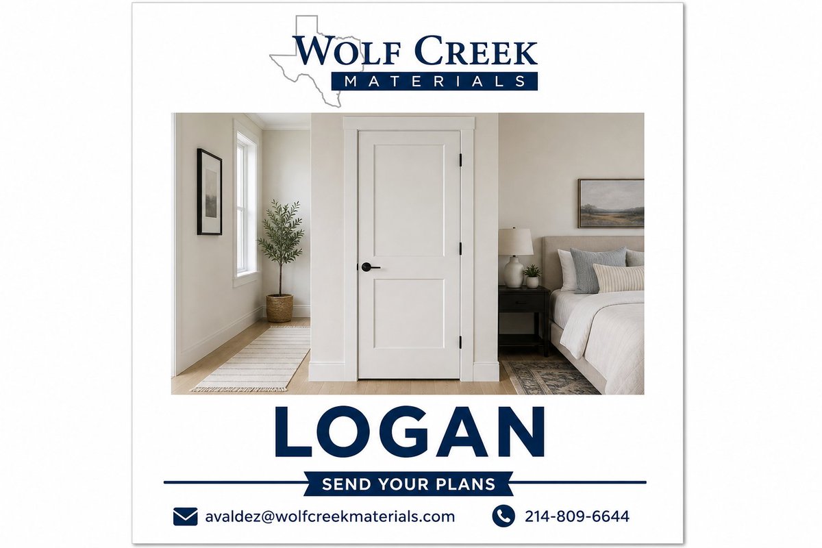 WolfcreekMATs's tweet photo. Logan

Looking for a quote or planning a project?

Call us at 214-809-6644 or send us your plans at avaldez@wolfcreekmaterials.com and we'll be happy to assist! https://t.co/eTfKCPD6aX