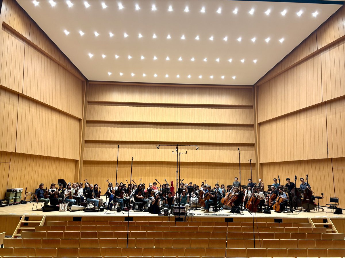 manamikiyota's tweet photo. Hall recording today! 🎶
I had the pleasure of working with Mitsuda-san and Mariam-san✨
They are both amazing…🥰
Thanks to all the wonderful musicians, we got some beautiful takes!
A huge thank you to everyone involved! ✨ https://t.co/mRz5ybeVhj