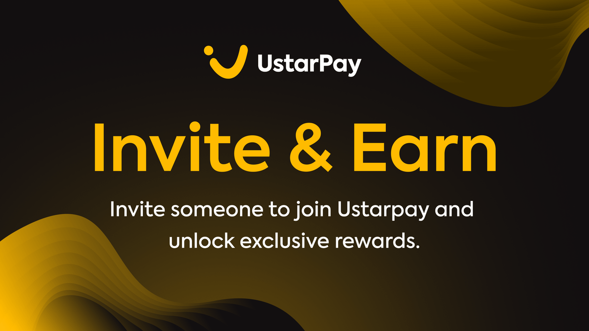 ustarpay's tweet photo. The best recommendations come from friends.

Invite friends with your UstarPay referral link.

Get 3 USDT for every friend who signs up with your referral link.

✅ Minimum: 3 friends = 9 USDT
✅ Maximum: 10 friends = 30 USDT

🎁 Your friends who register with your link get a free virtual card code

Note: Complete KYC to access your invite link. Friends must complete KYC to claim their virtual card code

⏰ Entries close Sept 6, 11pm UTC +8
