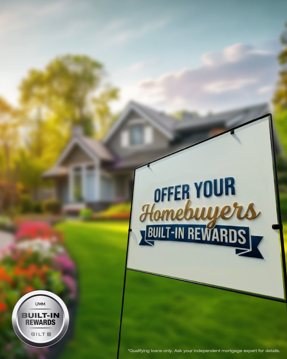 PhilipSeely's tweet photo. Earn points every time you pay your mortgage! 💳

Turn your biggest monthly bill into rewards for travel, groceries, and dining. Purchase or refinance with us to unlock.

DM "POINTS" to explore reward-eligible mortgage products!

#MortgageRewards #SmartMoney #FLRealEstat https://t.co/d7WrlO1YNN