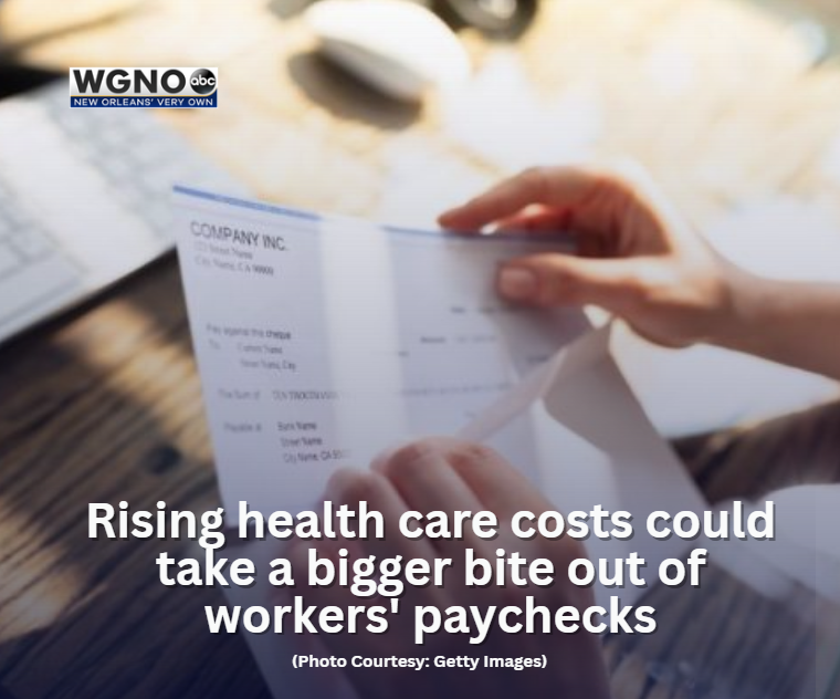 WGNOtv's tweet photo. Employers project a 9.2% increase in health care costs for 2027, raising concerns about higher premiums and reduced take-home pay for workers.

https://t.co/z2zSOIYAEY https://t.co/Nr7xCu1V8r