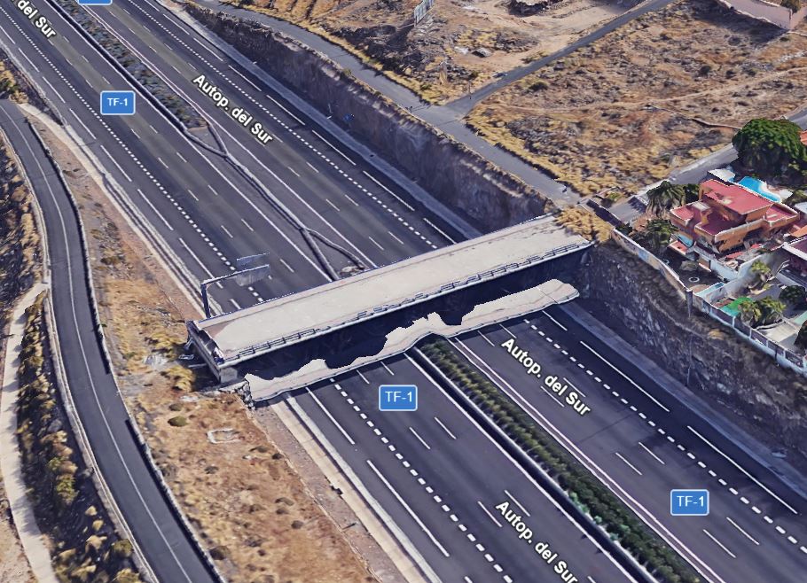 LexGrate's tweet photo. Tenerife, la isla de los puentes inacabados que no van a ninguna parte. Y los que no he puesto... https://t.co/phvnF4dpde