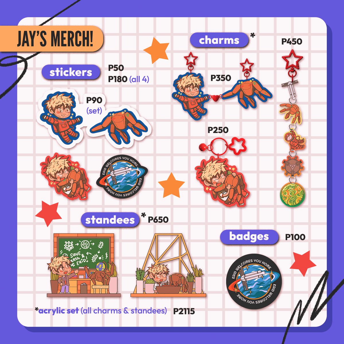fivepastmn's tweet photo. 🇵🇭 local only!
here’s the final price sheet for my first batch of phm merch :] pre-orders will officially open sept 4th, friday 🚀 thank you for your patience!!
#projecthailmary https://t.co/18kNiP0PJC