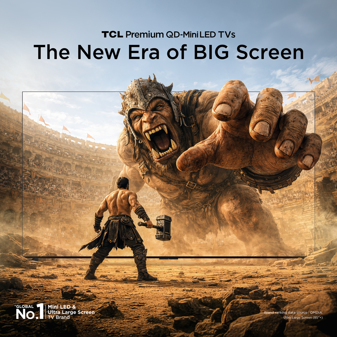 ghana_tcl's tweet photo. Some screens show the moment. This one puts you inside it. TCL QD-Mini LED. Precision light control. Unmatched depth
#TCL #TCLGhana #PrecisionControl # #QDMiniLED https://t.co/WYCLOJBfug