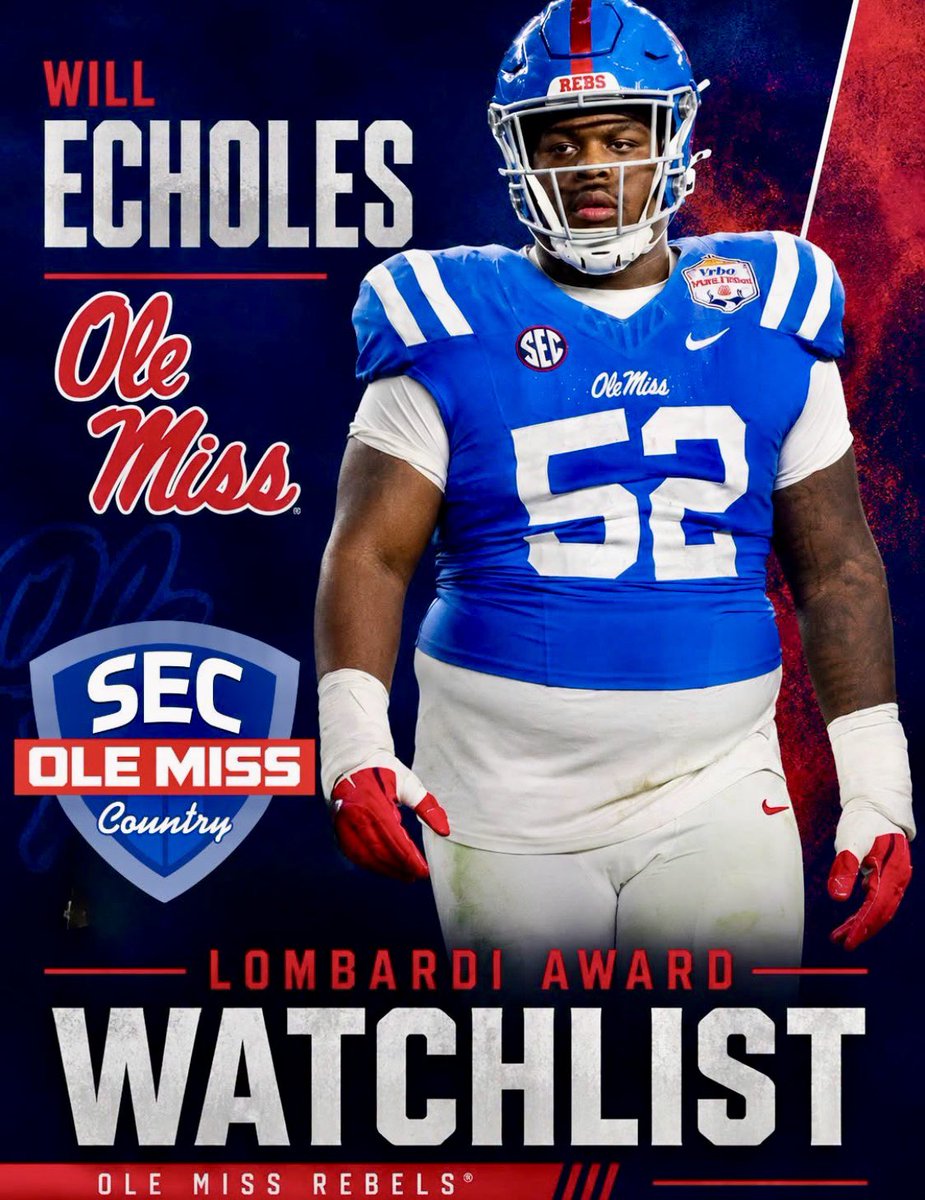 RebsRising's tweet photo. Ole Miss Football! 
Louisville’s rebuilt OL faces a nightmare Week 1 test vs. Ole Miss DL. 🏈

Analysis: Cards OL = severe lack of personnel continuity and cohesion. Lost nearly entire starting unit from 2025. Key transfer LT Anwar O'Neal is injured, kicking Lance Robinson over to LT & Evan Wibberley to C.

Must immediately mesh against a brutal and deep Rebels DL. PG & RJ will rotate  Brown, Boireau, Oatis, Beavers and Maddox along side all world DT Will Echoles.

Ole Miss emphasizes power/run containment with hybrid edge speed & two deep personnel.

By the 4th Q, a fatigued Louisville front line will struggle to match the explosiveness of fresh SEC pass rushers.
#HottyToddy #OleMiss