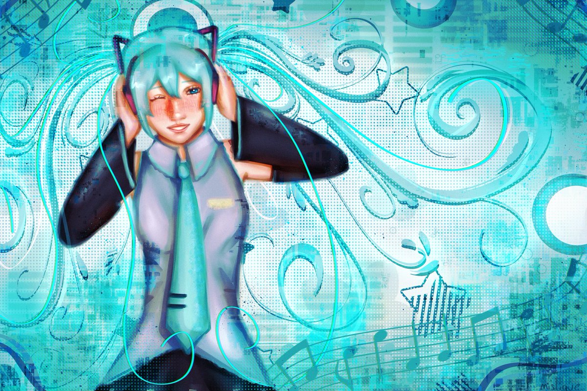 mislique_'s tweet photo. Happy 19th birthday #hatsunemiku #初音ミク https://t.co/2oJobxnhC2