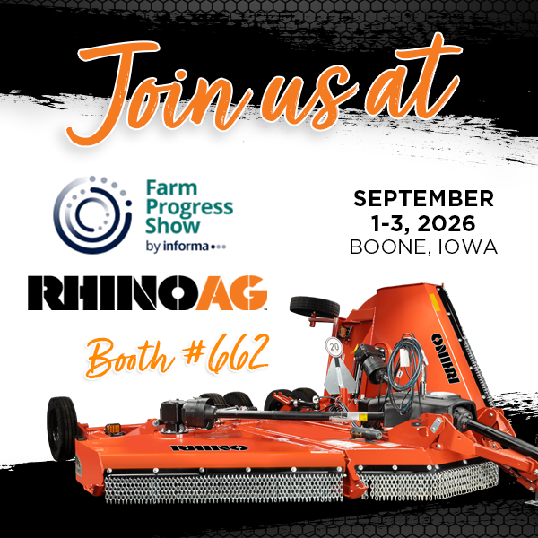 rhinoag's tweet photo. Join RhinoAg at the Farm Progress Show in Boone, Iowa, from September 1-3, 2026! Visit Booth at #662 

RhinoAg born to lead! 

#FarmProgressShow #Agriculture #BooneIowa #SeeYouThere #RhinoAg https://t.co/NgbqZxbBpL
