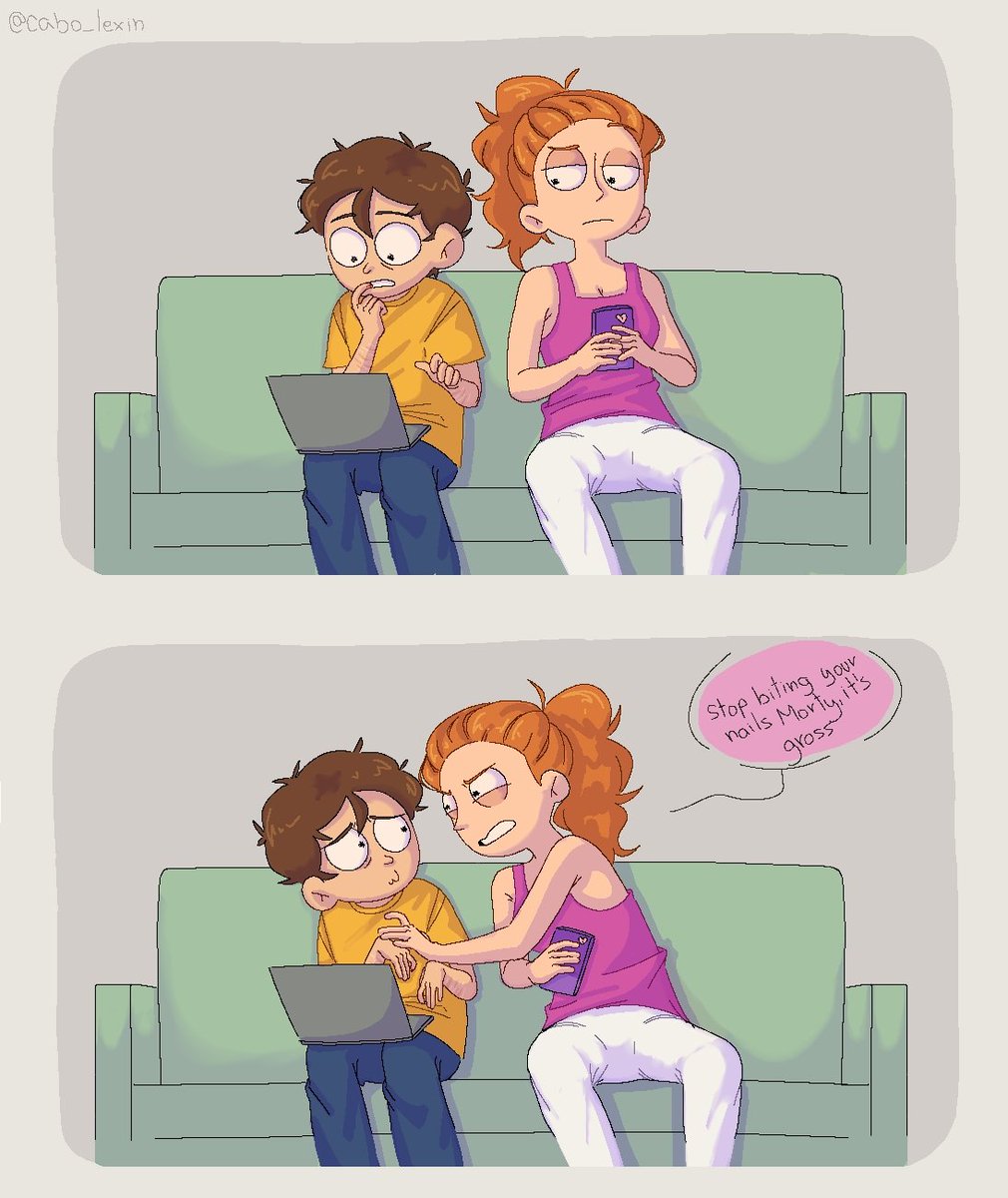 cabo_lexin's tweet photo. I think they take care of each other in their own way #rickandmorty https://t.co/o8A86xeFIx