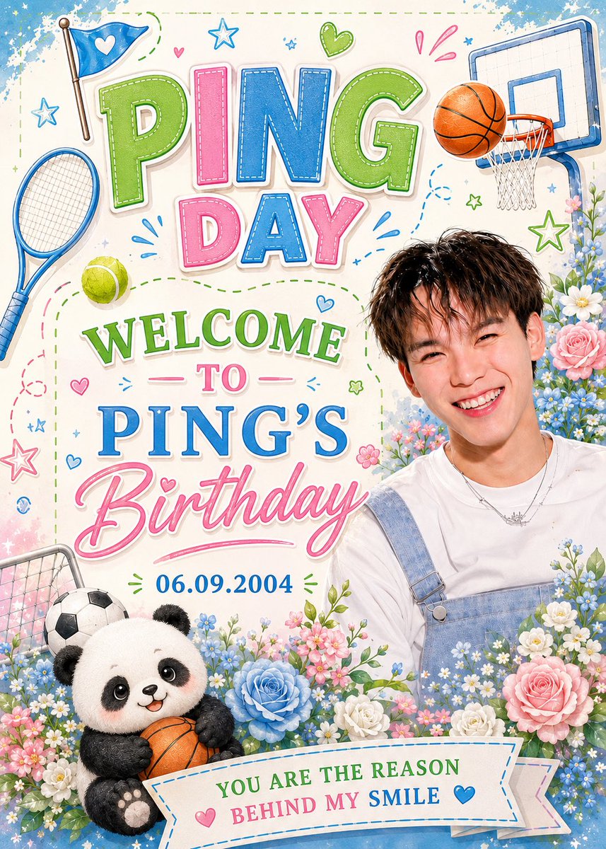 banbqi's tweet photo. Everyone, don’t forget to come and check in at Ping Ping’s Birthday Project! 🎂🎉🐼💚
📍 Location: Meeting Room A1, Circle Cafe & Co-working Space, Bangkok, Thailand
🌹 September 5, 2026: 09:00 AM – 12:30 PM
⚽️ September 6, 2026: 09:00 AM – 05:00 PM
Come and celebrate Ping’s special day! 🥳💖✨
#Pingkrittanun