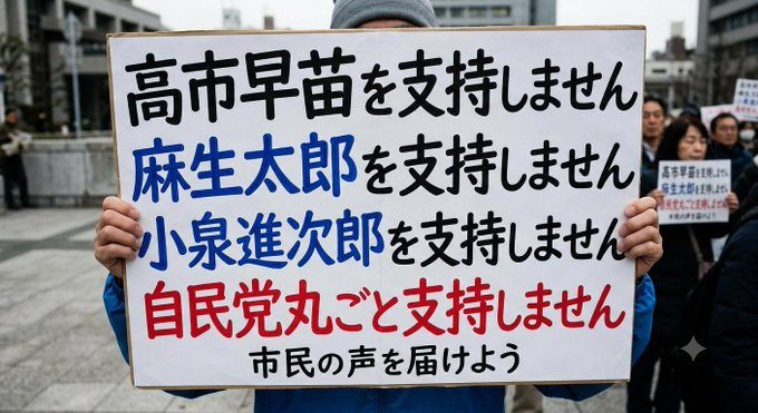 pDyvhzFJAIAJe90's tweet photo. #高市やめろリレー　
#私は高市早苗を支持しません https://t.co/2CgOa8VxJz