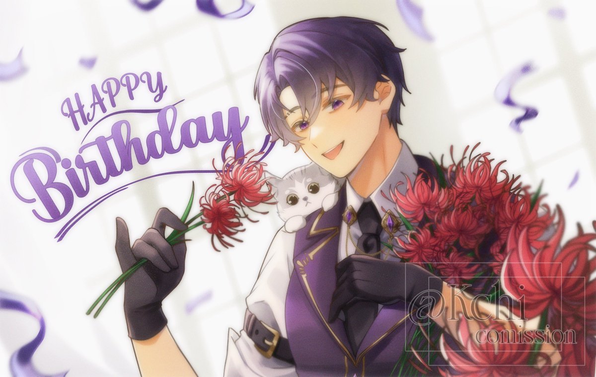 TokiShirai's tweet photo. Otanjoubi omedetou, our beloved demon🎂
Semoga menjadi tahun yang indah dan banyak kebahagiaan menyertaimu💜💜
.
.
🎨 comms by kokoci yeey (fb)
#ArionDay #Artion #mikazukiarion https://t.co/wnF80FjyJ4