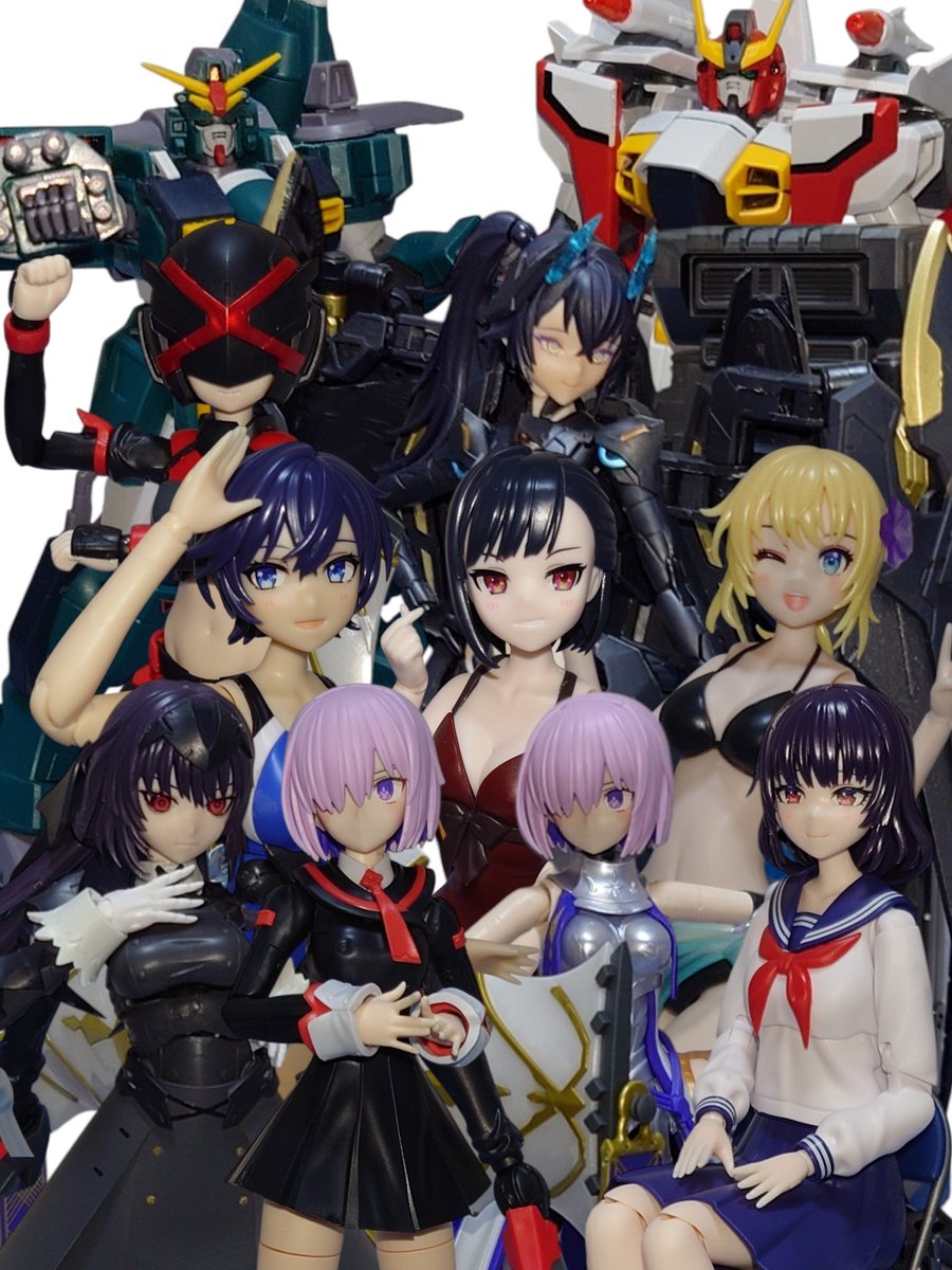 kiyoshimaru01's tweet photo. ２０２６年０８月分。
オプションパーツセットのボディは１つとカウントして良いのか！？
デカール貼り終わっていないのは１つでいいのか！
…どっちもまぁいいや、で１１体！
#今月作ったプラモ晒そうぜ https://t.co/cIFqXM7i9t