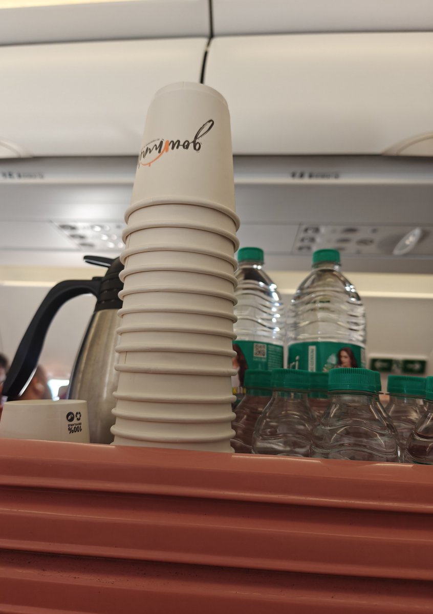 JhaRahul_Bihar's tweet photo. Today I flew Delhi–Patna on Air India Express. Water and black tea—both served by airline in paper cups.

One cup, One standard for passengers from every caste—including SC, ST, OBC & General.

Dear @RahulGandhi , should I now call this “untouchability” too ??

Sometimes a paper cup is just a paper cup—not a caste census or reflection of social discrimination.

@blsanthosh