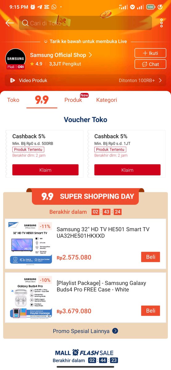 idarvv's tweet photo. @ShopeeID Welcome to Galaxy S, di #GalaxyS26 FE terbaru 🤩 #ItsFEnomenal #TheNewGalaxyS26FExShopee

bismillah ngikut ah cobaa https://t.co/IJCLplPCxg