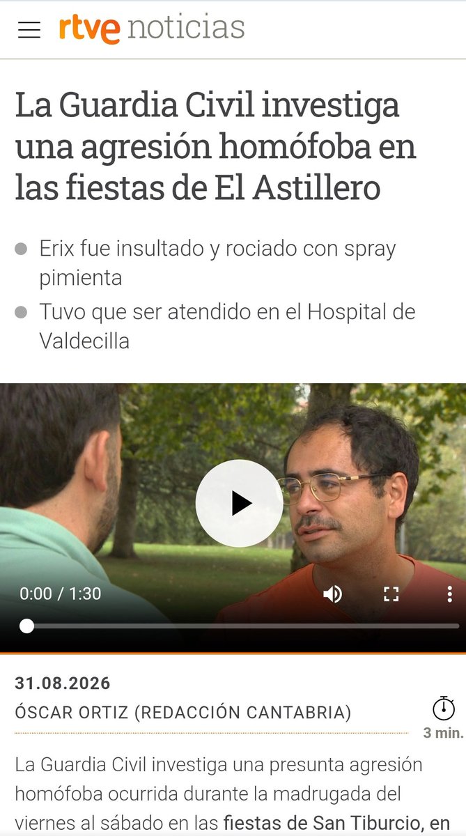 Pabluco_Cant's tweet photo. Al @dmontanes principal medio de comunicación de Cantabria (y financiado con nuestros impuestos) no le ha parecido relevante informar de una agresión homófoba ocurrida en las fiestas de Astillero y de la que se están haciéndo eco desde ayer todos los medios nacionales. https://t.co/U48YJYzkt2