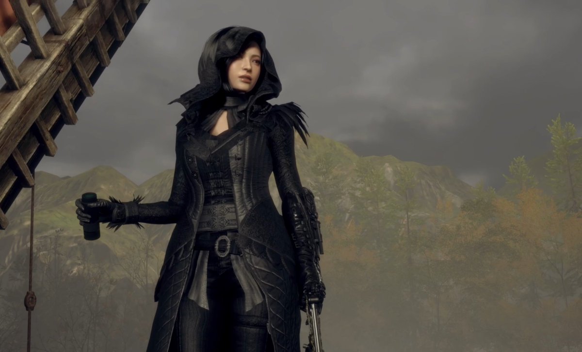 adasfile's tweet photo. ada's re8 outfit we're still thinking about you https://t.co/nE7GA3nNnh
