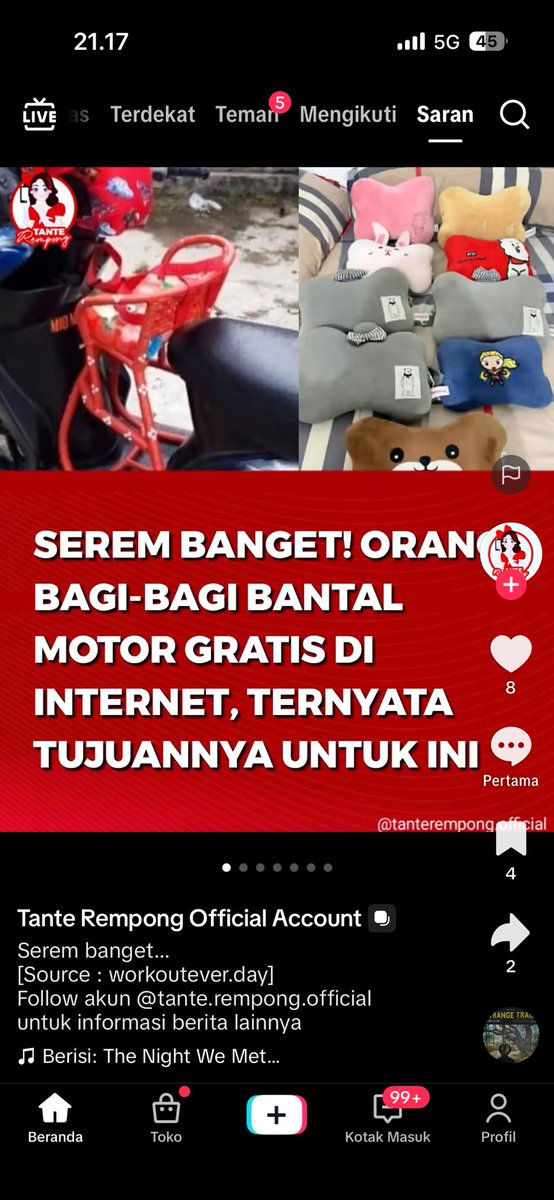 7wwide's tweet photo. @txtharihariWNI Muncul beritanya di tiktokkk https://t.co/2DnLDSOTr0