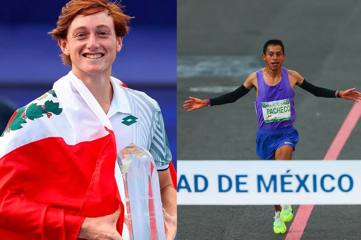 Agencia_Andina's tweet photo. 🇵🇪 ¡Perú es clave! En 24 horas, Ignacio Buse ganó el ATP 250 de Winston-Salem y Cristhian Pacheco conquistó la Maratón de Ciudad de México. 🎾 https://t.co/y8BwYS3qEf https://t.co/2w3YOIt1Fa
