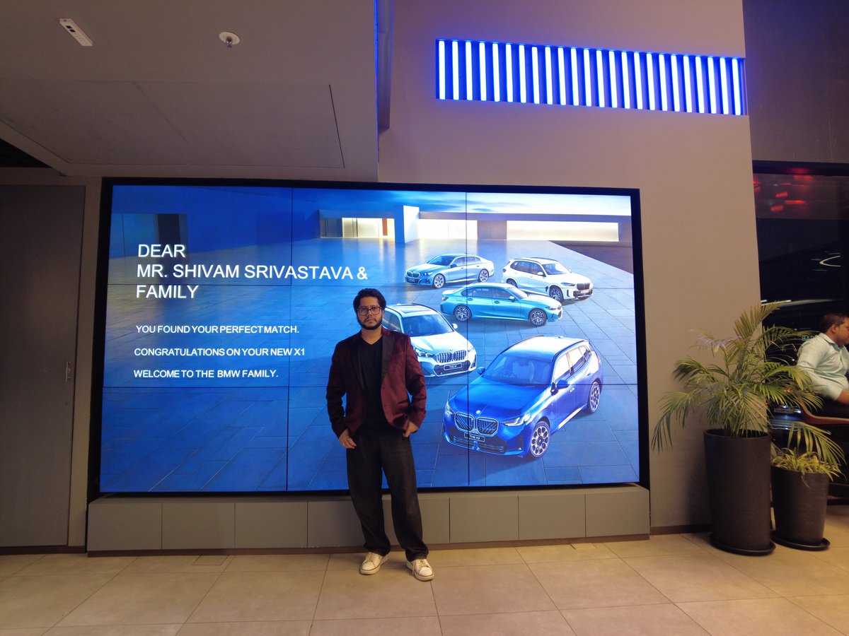 bmwdeutsche's tweet photo. A new chapter of #3rill, unlocked.
Congratulations to Mr. Shivam Srivastava and Family on their brand new BMW 3LWB. Welcome to the world of sheer driving pleasure.
#BMW3LWB
Book your test drive today: 📲 +91 9971314315
---
#SkipBoring #Luxury #BMW #deutschemotorenwhitefield https://t.co/oSss6Q5GCc